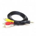CABO AÚDIO E VIDEO (1 P2 X 3 RCA)